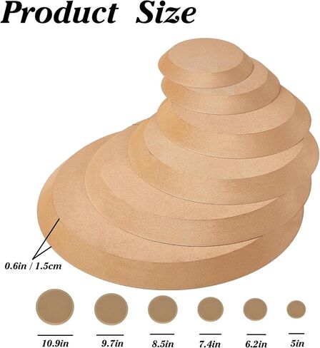 Wooden Pottery Mold Tools for Round Handbuilding, 6 Pcs, 5-10.9 in in Saudi Arabia