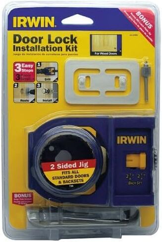 طقم تثبيت قفل الباب IRWIN للأبواب الخشبية (3111001) in Kuwait