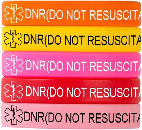 ZDBDH 5 Pack-Free Engraving Medical Safe SOS Jewelry Silicone Rubber Sport Bracelet-Type 1 Type 2 Diabetes Bracelet-PNC Bracelet-NO Needles OR BP This ARM Bracelet-DNR Bracelet,Multi in Kuwait