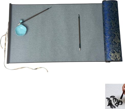 Chinese Calligraphy Set Water Writing Cloth Kit Magic Canvas Paint in Kuwait