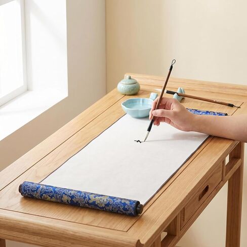 Chinese Calligraphy Set Water Writing Cloth Kit Magic Canvas Paint in Kuwait