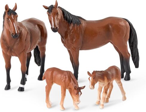 Terra by Battat Horse Set, Realistic Horse Figurines Collection, Animals in Saudi Arabia
