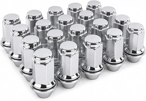 24 Mag Lug Nuts for 6 Lug Toyota Factory Alloy Wheels on Chevy Truck 14x1.5 Thread Size in Kuwait