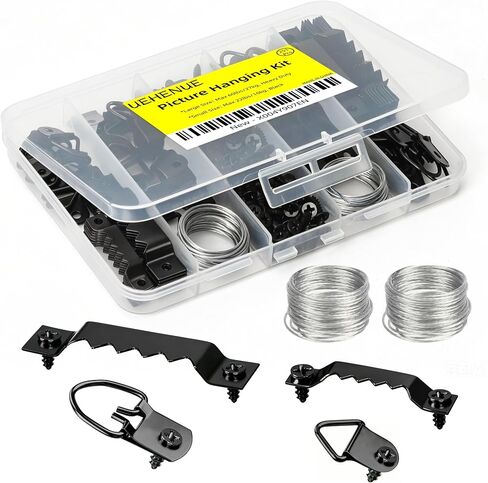 251Pcs Picture Hanging Kit, Dual-Size Heavy Duty Picture Hanging Hardware in Kuwait