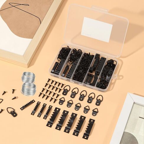 251Pcs Picture Hanging Kit, Dual-Size Heavy Duty Picture Hanging Hardware in Kuwait