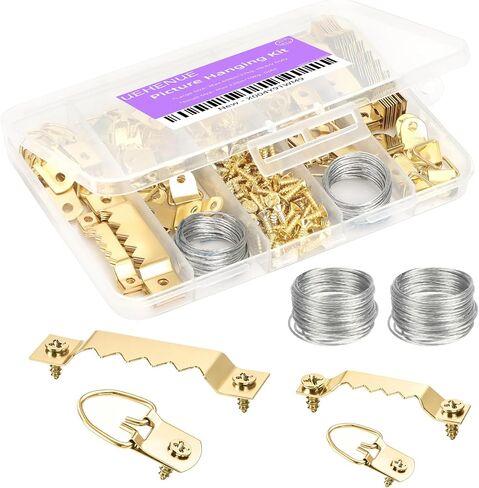 251Pcs Picture Hanging Kit, Dual-Size Heavy Duty Picture Hanging Hardware in Kuwait