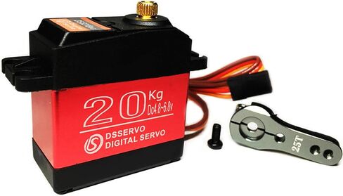 20KG RC Servo Digital High Torque Full Metal Gear Waterproof,180° Control Angle in Kuwait