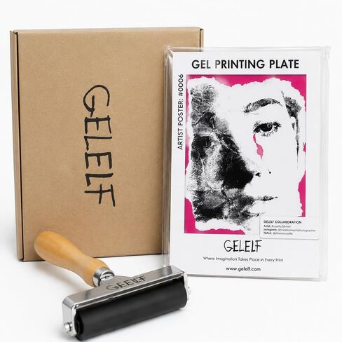 GELELF 8" x 10" & 5" x 7" Gel Press Plate Value Pack in Kuwait