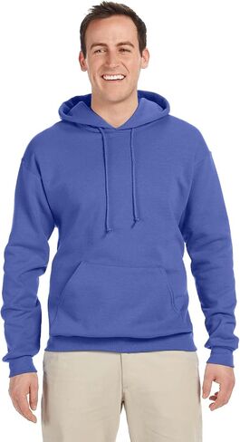 Jerzees Men’s NuBlend Fleece Hoodies & Sweatshirts, Cotton Blend, Sizes S-3X in Kuwait