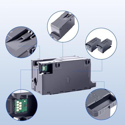 C9345 Ink Maintenance Box Compatible for ET-8550 ET-16600 ET-5850 ET-5800 ET-16650 ET-8500 WF-7840 WF-7820 ET-5880 WF-7310 ST-C8000 ST-C8090 Printer Maintenance Box | C12C934591 PXMB9 C9345 1-Pack in Saudi Arabia