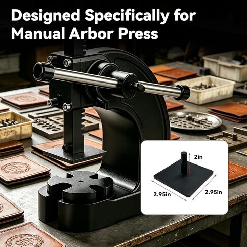 3x3 Inch Metal Hand Attachment Foot for Arbor Press Hand Press (1-Inch Ram) in Saudi Arabia