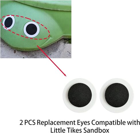 2 PCS Replacement Eyes Compatible with Little Tikes Turtle Sandbox in Saudi Arabia