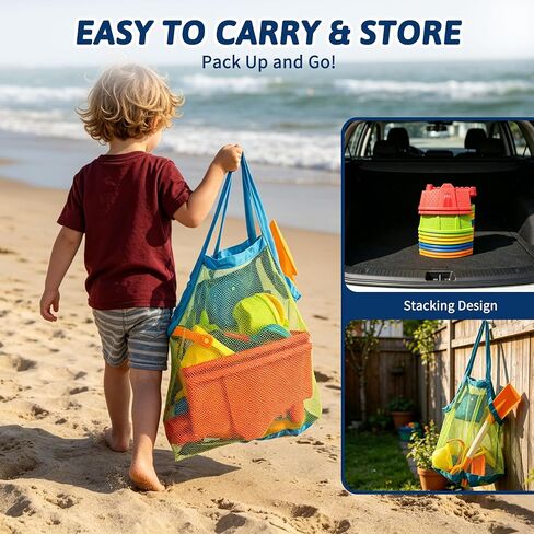 Elovien Sand Castle Building Kit, Portable Sandbox with Giant Castle Walls in Saudi Arabia
