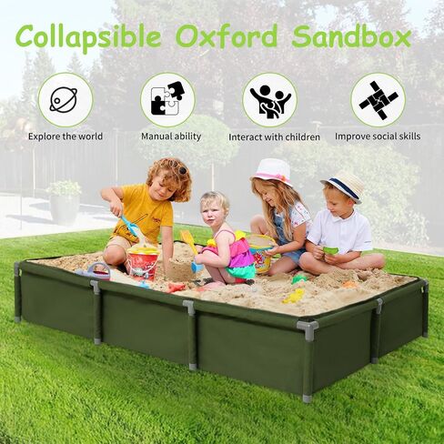Outdoor Kids Sandbox Foldable Oxford Cloth Sand Box Gifts for Children in Kuwait