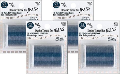 Coats & Clark Inc. N576 Denim Thread for Jeans, 250-Yard, Blue in Kuwait