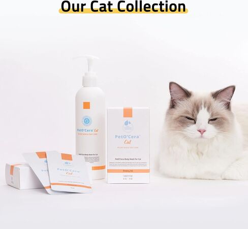 PetO'CERA Cat Cream - Hair Loss & Itch Relief for Hot Spots, Rashes, Allergies & Dry Skin - Soothing Moisturizer for Paws, Face & Body - pH Balanced & Lick-Safe Formula for Cats, 1.35 oz/40ml in Kuwait