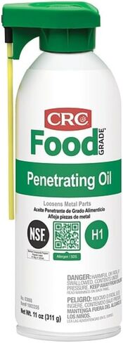 CRC Food Grade Penetrating Oil 03086 – 11 Wt. Oz., General Purpose Lubricant for Food Processing Equipment in Kuwait