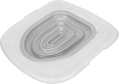 Cat Toilet Training Kit Urinal Seat with Design,Universal Reusable Environmentally Friendly Cat Toilet Trainer for All Age Cat Toilet Training(White Tray, 1 Gray Inner Support) in Kuwait