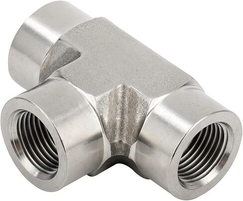Metalwork 316 Stainless Steel Pipe Fitting, Forged Tee, NPT Female x NPT Female x NPT Female (1 Pc, 1" x 1" x 1") in Kuwait