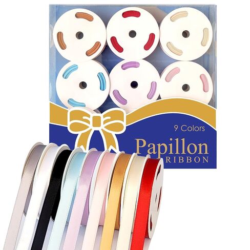 16 Colors Pack Grosgrain Ribbon 3/8 Inch x 5 Yards Each in Kuwait