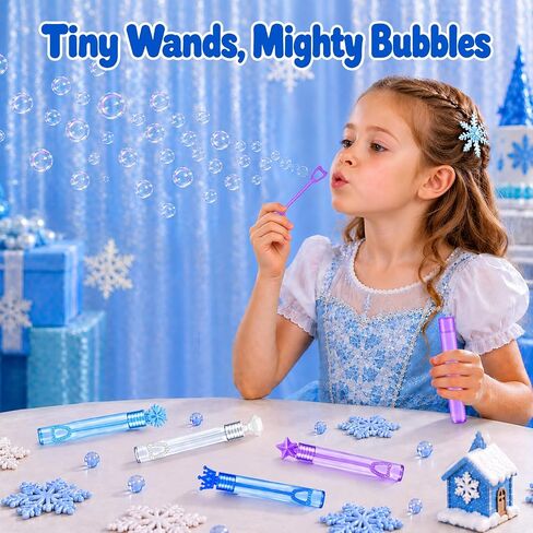 20-64PCS Mini Princess Bubble Wand Party Favors Supplies for Kids in Saudi Arabia