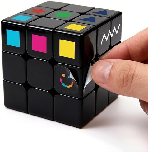 3x3 Black Speed Cube DIY 3x3 Blank Magic Cube in Saudi Arabia