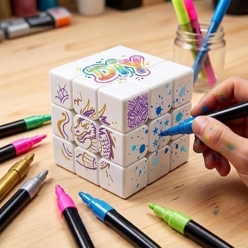 3x3 White Speed Cube DIY 3x3 Blank Magic Cube in Saudi Arabia