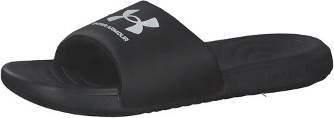 Under Armour Men's Ansa Fixed Strap Slide Sandal, (008) Black/Colorado Sage/Green Screen, 10 in Kuwait