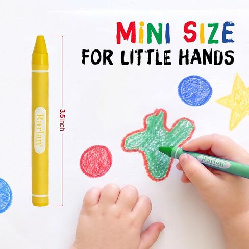 Rarlan Crayons Bulk, 300 Individual Packs of 4 Colors, 1200 count for Kids in Saudi Arabia