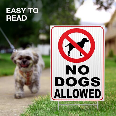 لافتة بعبارة No Dogs Allowed - No Dogs Allowed - No Dogs Sign - No Dogs Allowed - No Dogs You Dog - No Dogs On Lawn - لافتة للكلاب للسياج - لافتات للكلاب لديكور المنزل - كلاب اوف جراس in Kuwait