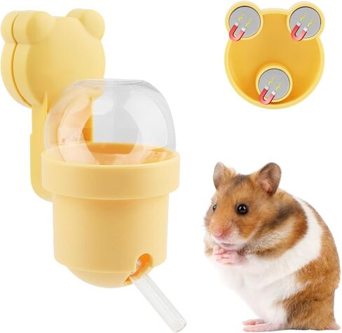 Hamster Water Bottle with Magnetic Holder for Glass Tanks in Saudi Arabia