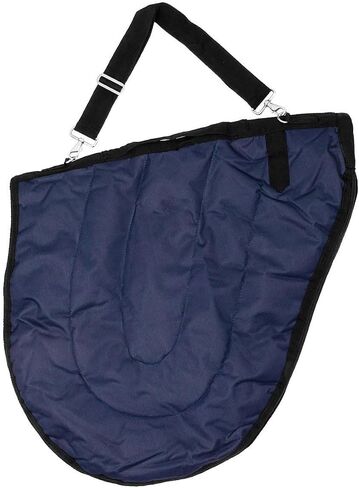 Country Pride Signature English Saddle Carrier, Durable 600D Outer Shell with Quilted 200g Nylon Lining, Full Zipper, Adjustable Shoulder Strap and Carrying Handle, Protective All-Purpose Saddle Bag in Saudi Arabia