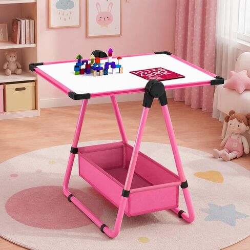 Art Easel for Kids, Adjustable Double Sided Toddler Easel Drawing Board in Kuwait
