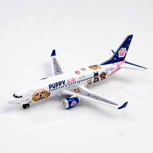 Dog Airplane Model, Puppy-Themed Passenger Aircraft with Paw Print Design, Die-cast Metal Planes Aircraft Suitable for Collection and Desktop Decor in Kuwait