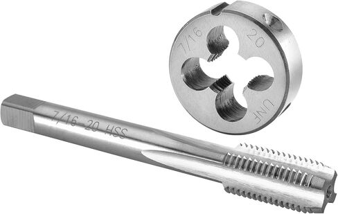 7/16"-28 UN Tap and Die Set, 7/16 x 28 UN Machine Thread Tap and Round Die Right Hand in Kuwait