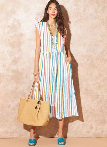 McCall's Easy to Make Misses' Sun Dresses Sewing Pattern Packet, Design Code M8281, Sizes XS-S-M-L-XL-XXL, Multicolor in Kuwait