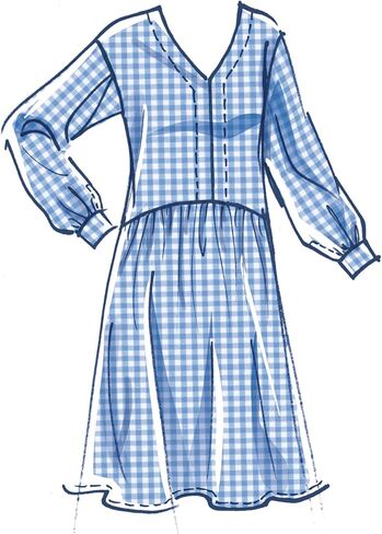 McCall's Easy to Make Misses' Sun Dresses Sewing Pattern Packet, Design Code M8281, Sizes XS-S-M-L-XL-XXL, Multicolor in Kuwait