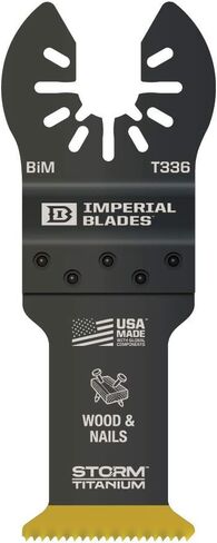 شفرات إمبريال IBOAT336-3 شفرة واحدة مناسبة 1-1/4 بوصة من الخشب والأظافر من التيتانيوم، 3 قطع، متعددة الألوان in Kuwait