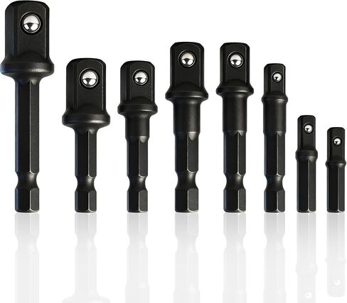 HORUSDY 9-Piece Extension Bar Set, 1/4", 3/8" and 1/2" Drive Socket Extensions in Kuwait
