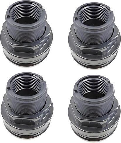¾"، 3/4 بوصة حاجز ABS ملولب × ملولب NPT قياسي 2 زوج (4 عبوات) مطاط NBR 2 × حشية، 4 وحدات لكل وحدة، توصيل أنبوب PVC قياسي 3/4 بوصة، in Kuwait