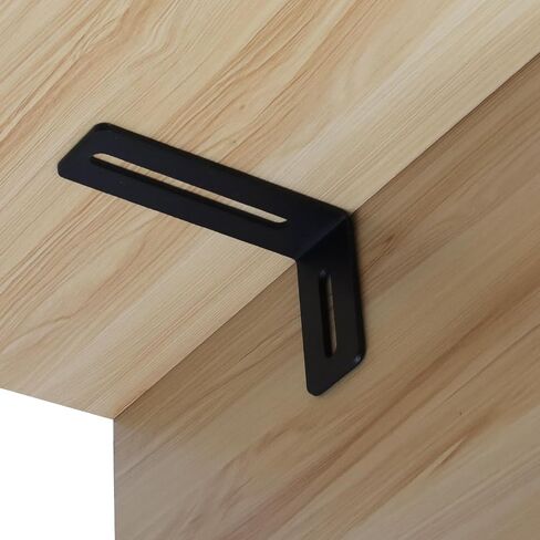 Movable Brackets Stainless Steel L-Type Right Angle 3.15"*0.74"*0.11"(L*W*T) 8-Pack Hardware Brackets with Mounting Screws for Shelf,Sofa,Cabinet,Door in Saudi Arabia