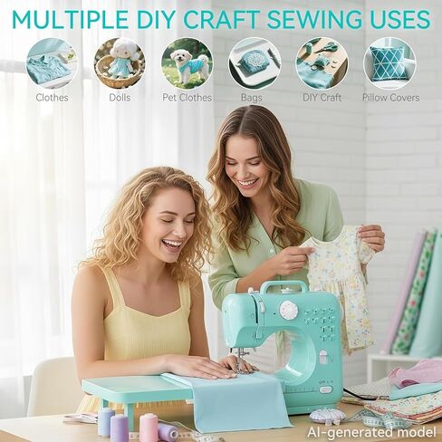 Sewing Machine for Beginners with Extension Table, Mini Sewing Machine Kit in Saudi Arabia