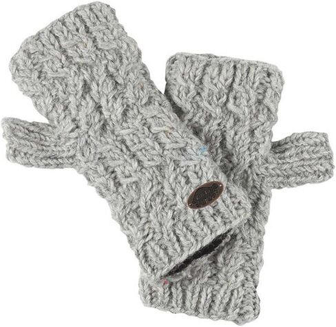 Turtle Fur Nepal Women's Mika Hand Knit Wool Fingerless Mittens in Kuwait