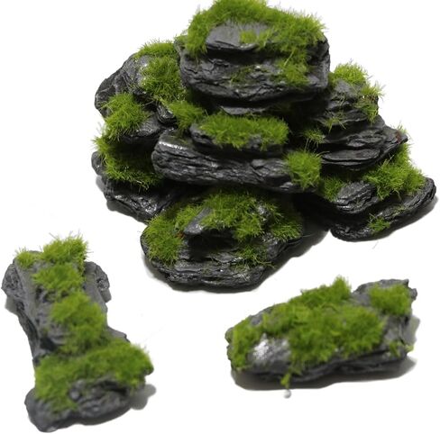 3-4.5'' Per Piece Bark-Made Artificial Stone Slate, 6 Pieces Diorama rocks in Kuwait