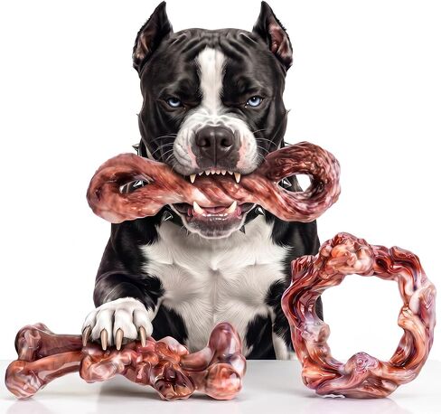 Kseroo 3-Pack Tough Dog Toys for Aggressive Chewers, 20-90 lbs in Saudi Arabia
