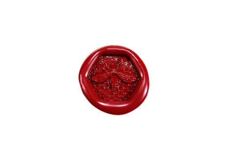 Wax Seal Stamp Kit 3D Bee Stamp with Vintage Wooden Handle for Envelopes Wedding Bottle, Sealing Wax Stamps with Deep-Relief Patterns Beeswax Wrap (Stamp+Handle) in Saudi Arabia