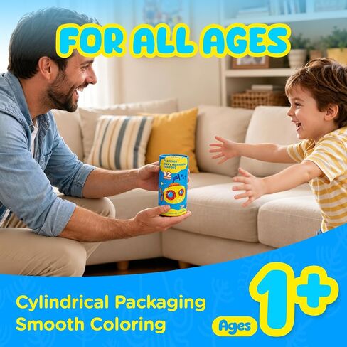 Pagather Silky Twistable Crayons, 12 Colors Washable Crayons for Kids in Saudi Arabia