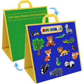 AKAYOK Large Felt Board, 17"x17" Felt Board for Toddlers, Flannel Board for Interactive Storytelling, Visual Schedule & Learning Activities in Saudi Arabia