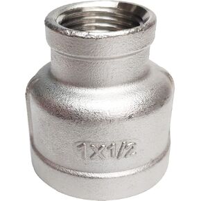 1-1/4 "x 3/4" أنثى المخفض تخفيض اقتران ، الفولاذ المقاوم للصدأ 304 NPT أنثى تركيب الأنابيب المصبوب ، الحلمة in Kuwait