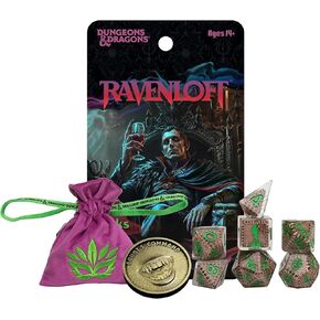 Dungeons & Dragons: Mists of Ravenloft Treasure Pack - Blind Collectibles: 7pc Dice Set, Ability Coin, D&D Bag - Randomly Assorted RPG Accessories in Kuwait